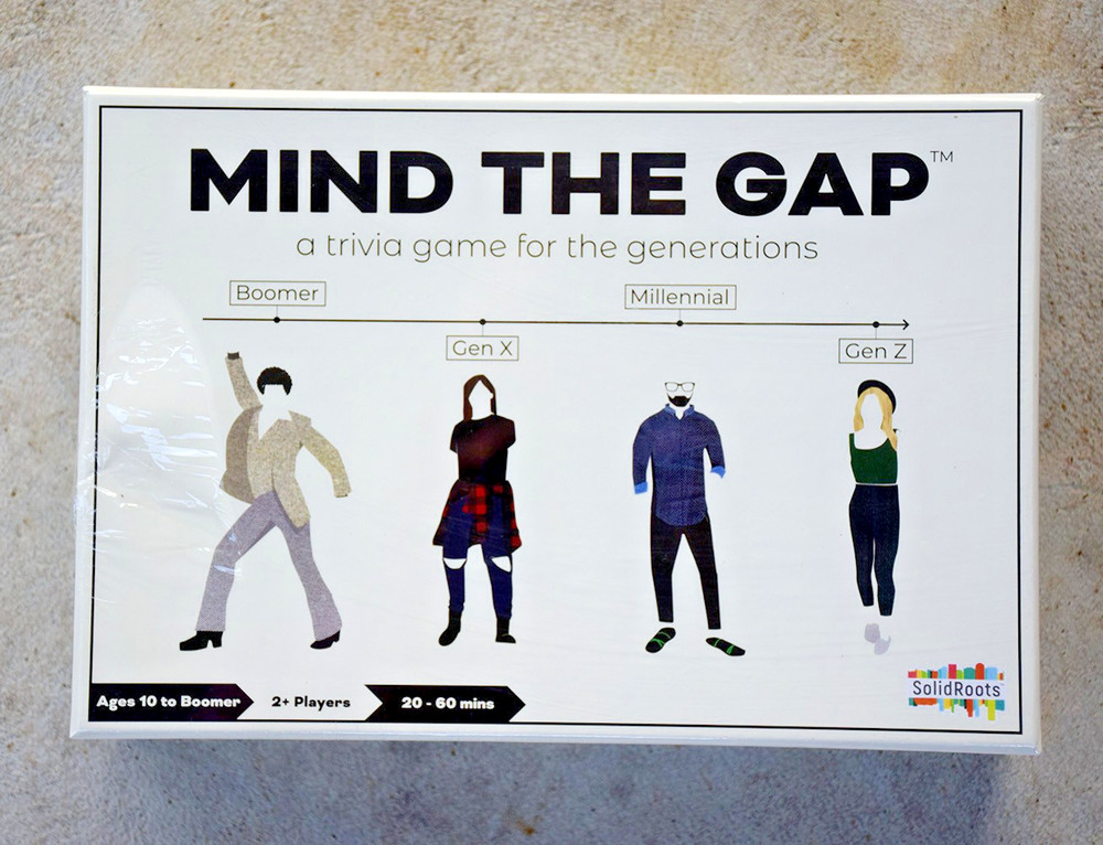 Solid Roots “Mind The Gap” Board Game Trivia for the Generations, NEW Sealed