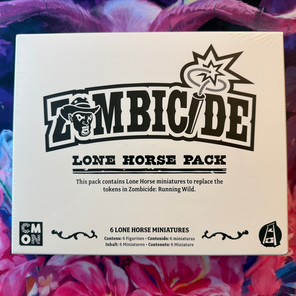 New And Sealed CMON Kickstarter Lone Horse Pack for Zombicide Running Wild