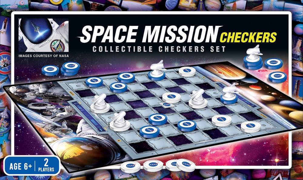 MasterPieces – Space Mission – Checkers Board Game