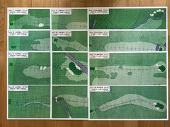 ULTRA-HIGH-RES REPRINTS OF APBA’S ICONIC AUGUSTA NATIONAL GOLF COURSE BOARDS