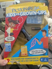 PICTIONARY AIR KIDS vs. GROWN-UPS Drawing Game 100% COMPLETE 2020