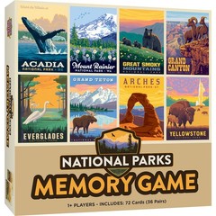 MasterPieces – National Parks Officially Licensed Memory Game