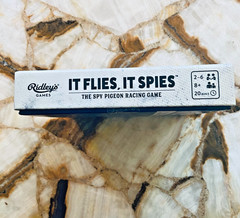 RIDLEY’S GAMES~It Flies It Spies~The Spy Pigeon Racing Game~New in Box