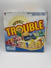 VINTAGE 1998 Trouble Game Popomatic Milton Bradley Complete (see details)