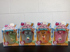 Squishy Snacks-Alotl Collectible Fidget Toy Set Multicolor Assorted Lot of 4