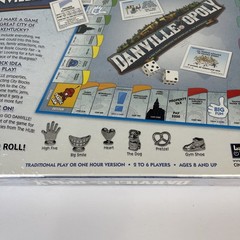 Danville Opoly Monopoly Game by Late for the Sky Danville Kentucky New Sealed