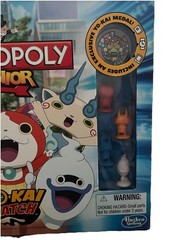 Monopoly Junior Yo-Kai Watch Edition Board Game w/Exclusive Yokai Medal Sealed