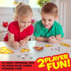 , Pizza Party Dice Game, Dice Game for and Families, Ages 6+