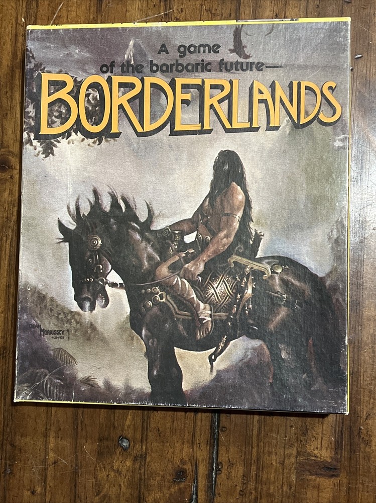 Borderlands Vintage RPG Board Game EON Game of the Barbaric Future