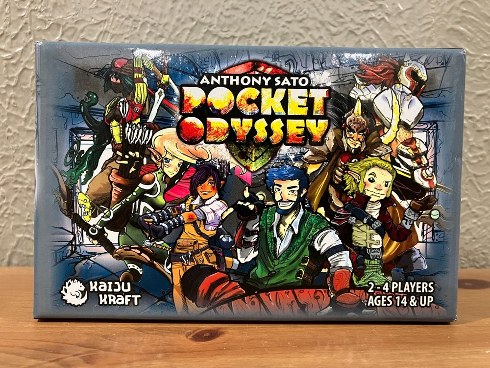 POCKET ODYSSEY Board Game Light RPG, Anthony Sato, Kaiju Kraft, COMPLETE
