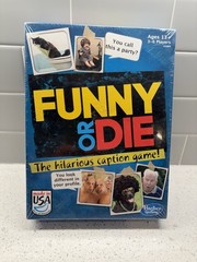 Funny or Die Game Sealed New Hasbro Gaming 2013 Party Board Game Ages 13+ USA