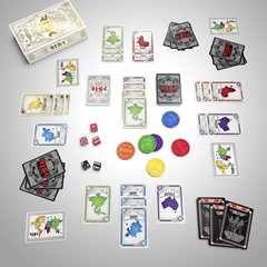 Risk Strike – Quick Strategy Game for 2-5 Players, Ages 10+, 20-Min Play