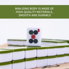 Drizzle 28Mm Numbered Mahjong Game Set – 1.1 Portable 146 –