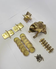 Accessories Peruvian Sapo Game BRONZE/sapo peruano / Juego del Sapo / Toad hole
