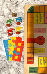 VINTAGE GRAND NATIONAL HORSE RACE, 1937, A Sweepstakes Game Of Chance Board Game
