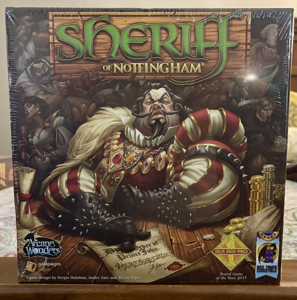 Sheriff of Nottingham Board Game 1st Edition Arcane Wonders – New in Shrink