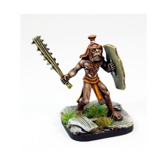 Alternative Armie Mini 28mm Fir Bolg Warrior w/Serrated Club and Shie Pack New