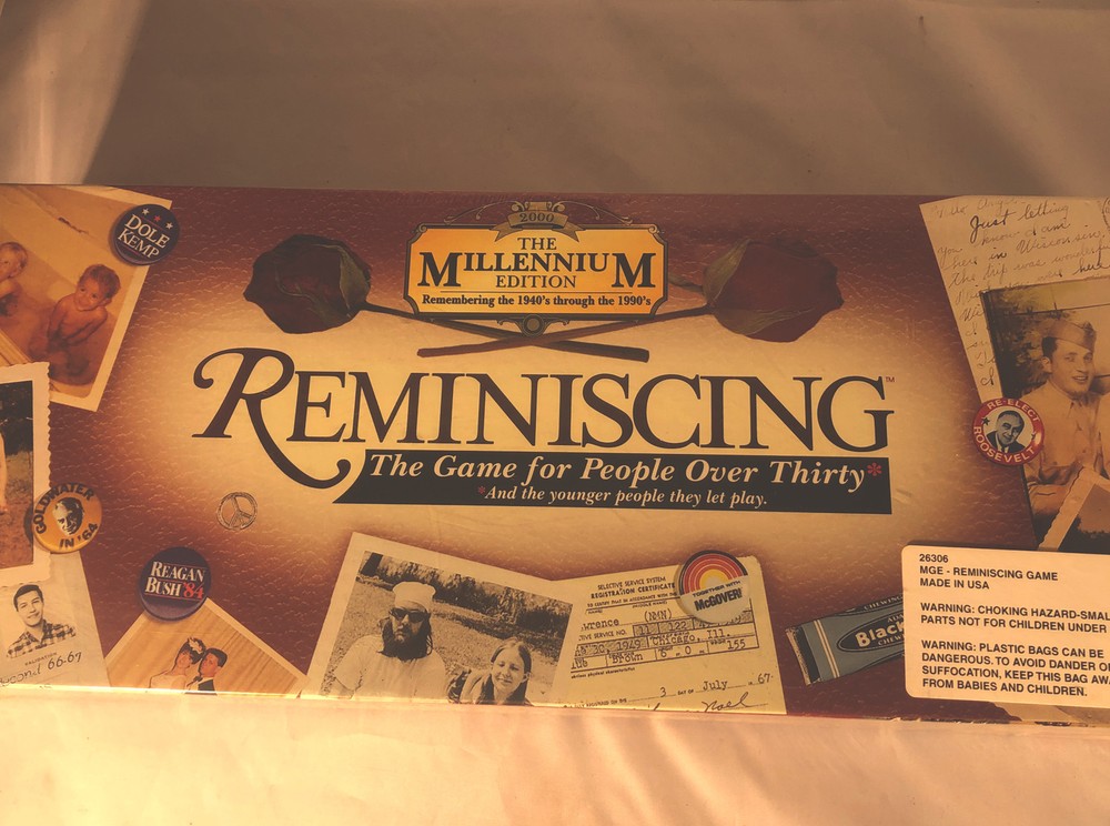 1998 Reminiscing the Millennium Edition Board Game-NEW FACTORY SEALED