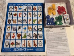 Sequence for Kids Game 2-4 Players Ages 3 & Up- Complete