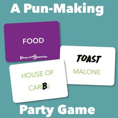 Puns of Anarchy – The Outrageous Pun-Making Game – No Bands, Movies Wordplay NEW