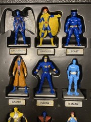 Vintage 1994 X-Men Under Siege Board Game COMPLETE Pressman Marvel w/ 18 Figures