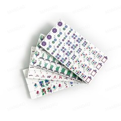 NEW! Vibrant Layered Mahjong Tiles – American Set 160 Tiles – Navy Blue