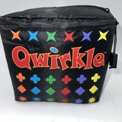 Qwirkle Game Travel Edition~Canvas Zip Bag Matching Colored Wooden Tile