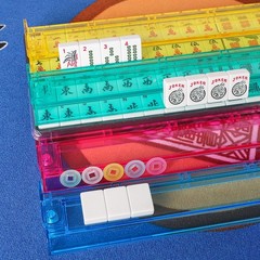 American Mahjong Game Set, 166 9 inches x 20 x 3 inches, Blue