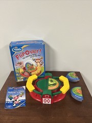 Think Fun Flip Over Game 2009 Educational Animals Words OT/PT Teaching Complete