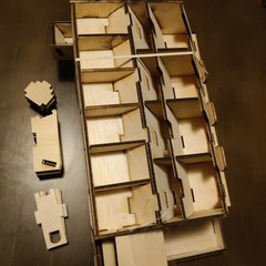 Wingspan Board Game Organizer Laser Cut