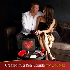Spicy Date Night Couples Game – 300 Fun Dares & Conversation Cards for 2 Players