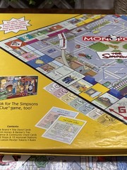 The Simpsons Monopoly 2004 Used Complete Parker Brothers Vtg