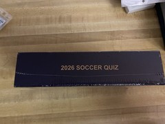 New Soccer Quiz 2026 Sealed Quiz Card Game, Adult, 2+ Players, Complete Game
