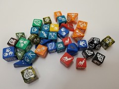 TSR Dragon Dice 36 Count Lot Adventure Fantasy Role Play Monster Rare Uncommon