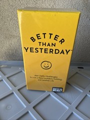 Better Than Yesterday Card Game Of 365 Daily Challenges 2022 Ages 16+ 1+Players