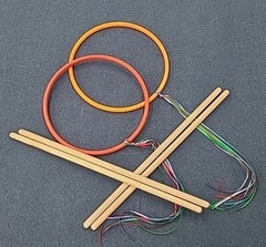 Game Of Graces – 2 Rings & 4 Sticks – Any color! – Great Multi Discount
