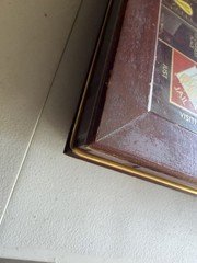 Franklin Mint MONOPOLY Gold Collector’s Edition Wood Board Game 1991 With Table