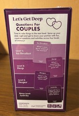 Let’s Get Deep Game- Questions for Couples Card Game (Date Night) FREE SHIPPING