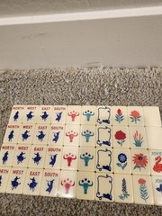 Texas American Mahjong Set Western Mahjong Tiles~160 Tiles
