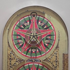 1934 Lindstrom’s Gold Star Marble Table Top Bagatelle Pinball Game