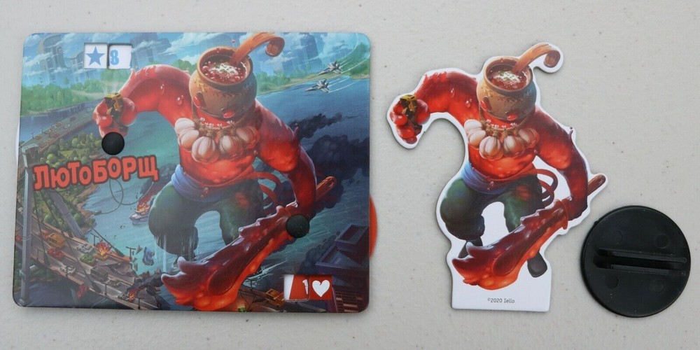King of Tokyo Lutoborshch Promo Character New Rare Ukraine Monster