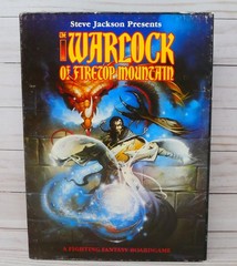 Games Workshop, The Warlock of Firetop Mountain Boardgame, Complete-Punched