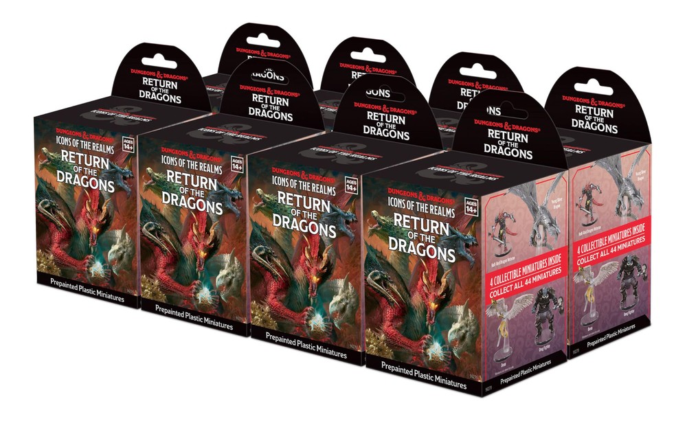 Dungeons & Dragons Icons of the Realms Set 34 Return of Dragons Booster Brick