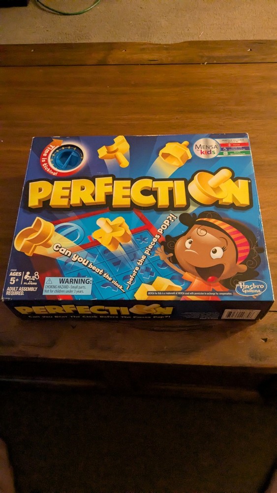 Hasbro Gaming Perfection Game for Preschoolers and Kids Ages 5 and Up Brand New