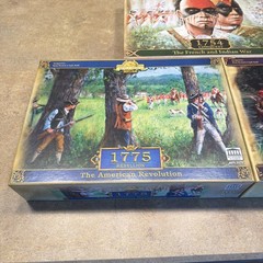 1754: Conquest + 1775: Rebellion + 1812: Invasion Of Canada board games Complete