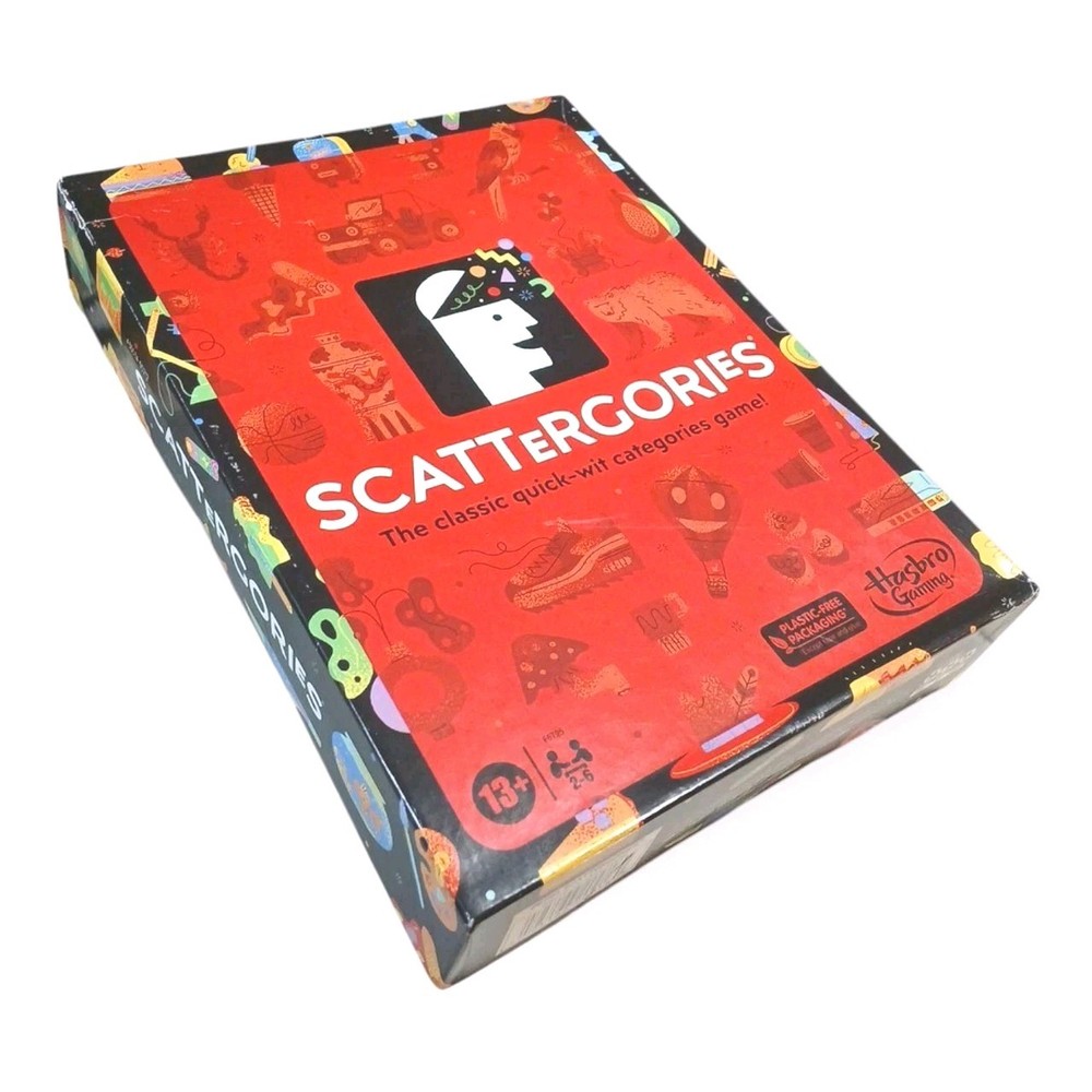 Scattergories Classic Board Game Hasbro Quick-Wit Categories Ages 13+ NEW SEALED
