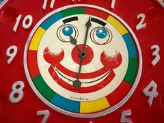 Vintage Toddler Game “TICKY The Clown Clock” 1956 Happy Hour Inc. – COMPLETE
