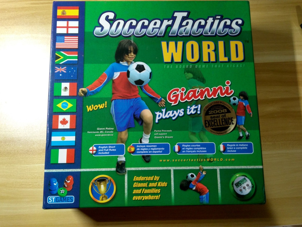 Soccer Tactics World The Board Game That Kicks Award-Winning Game Football