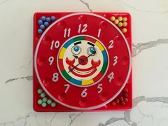 Vintage Toddler Game “TICKY The Clown Clock” 1956 Happy Hour Inc. – COMPLETE