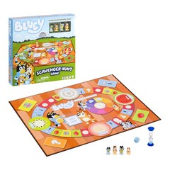 Bluey Scavenger Hunt Board Game Cooperative Play 4 Exclusive Mini-Figures